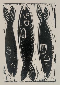 two fish are shown in black and white on a paper with the word dad written across it