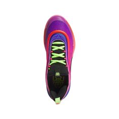 women's nike zoom flyknit running shoes in multicolored mesh