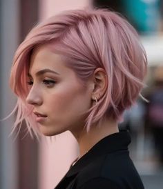 Long Pixie Short Bob, Pink’s Haircut, Short Bob Layered Hair, Women’s Layered Bob, Thinning Hair Bob, Pink Bob Haircut, Short Hairstyle Women Bob Cut, Textured Pixie Bob, Volume Bob Haircut