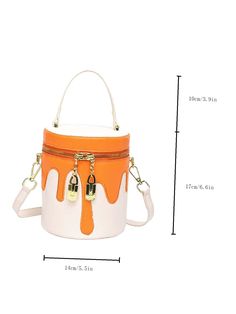 Bag For Love - Colorblock Double Handle Bucket Bag - Women Satchels Product Description Color Multicolor Strap Type Adjustable Strap Type Top Handle Pattern Type Colorblock Style Fashionable Bag Size Small Quantity 1 piece Type Bucket Bag Coating 100% Polyurethane Composition 100% Polyurethane Material PU Leather Size Chart INCH CM Size Bag Width Bag Height Bag Length Strap Length one-size 5.1 6.7 5.5 47.2 Size Bag Width Bag Height Bag Length Strap Length one-size 13 17 14 120 Similar Products h White Bucket Bag With Zipper Closure, Bag Women, Olivia Mark, Size 13, Top Handle, Bucket Bag, Bags Women, Fashion Bags, Color Blocking