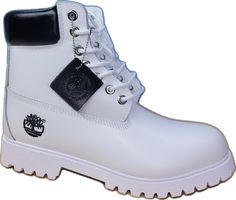 White Outdoor Boots With Reinforced Toe, Outdoor White Boots With Reinforced Toe, White Leather High-top Waterproof Boots, White Leather Weatherproof Boots, Timberland Waterproof Boots, Boots Waterproof, Men's Footwear, Orlando Fl, Timberland Boots