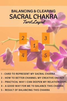 the cover of balancing & clearing sacral chakra