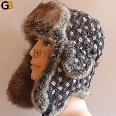 If you are seeking for a trendy woolen hat to flaunt your keen sense of fashion and to ensure maximum protection from cold, you have to check out this fur made printed unisex bomber hat. This hat looks fabulous with a print pattern and fur material.

Specifications
Brand Name: GeraldBlack
Gender: Unisex
Department Name: Adult
Pattern Type: Print
Item Type: Bomber Hats
Model Number: B-8483
Material: Fur
Crowd: currency
style: Leisure
 Shipping

THIS PRODUCT SHIPS FROM CHINA IN 3 TO 5 DAYS AND ARR Woolen Hat, Hat Stores, Ski Cap, Trapper Hats, Leather Hats, Rabbit Fur, Artificial Leather, Hat Shop, Print Pattern