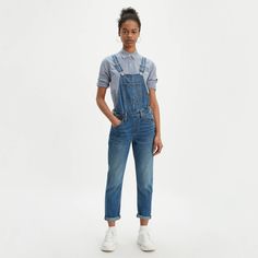 Excellent Condition Levi’s Denim Overalls Size Xs. No Stretch To These. I’m 5’1 And The Length Is Perfect Right Down To My Ankle. I Only Wore Once Or Twice. No Stains. I Bought Brand New Casual Indigo Denim Jumpsuit, Casual Medium Wash Denim Jumpsuit For Work, Levi's Medium Wash Jeans For Work, Levi's Casual Denim Blue Jeans, Levi's Relaxed Fit Denim Jumpsuit For Spring, Levi's Spring Casual Denim Jumpsuit, Levi's Casual Denim Jumpsuit For Spring, Casual Dark Wash Mid-rise Denim Jumpsuit, Mid-rise Relaxed Fit Medium Wash Denim Jumpsuit