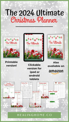 Get ready for a stress-free holiday season with The Ultimate Christmas Planner! This printable planner will help you stay organized, manage your holiday shopping, meal planning, and decorations, while keeping your focus on what truly matters. Download today for a more peaceful, purposeful Christmas! Perfect for busy moms and homemakers who want to make the season joyful without the overwhelm. #ChristmasPlanner #HolidayPlanning #ChristmasOrganization #Homemaking #StressFreeChristmas Christmas Meal Planner, Christmas Party Planner, Christmas Checklist, Budget Goals, Christmas Organization, Christmas Calendar, Christmas On A Budget, True Meaning Of Christmas