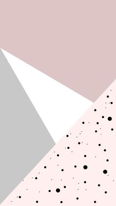 an abstract pink and grey background with black dots on the bottom half of the image