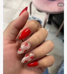 Her Nails, Red Nail, Cute Nail, Nail Inspiration, Nails Inspo, Simple Nails, Nails Ideas, Nails Art, Stylish Nails