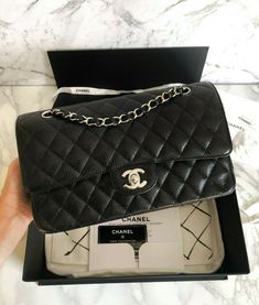 Designer Wishlist, Chanel Bag Classic, Chanel Handbags Classic, Chanel Classic Flap Bag, Handbag Hardware, Dream Bags, Best Designer Bags, Chanel Flap Bag