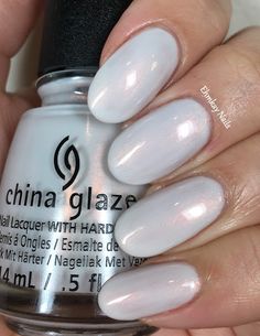 ehmkay nails: China Glaze Seas and Greetings, Swatches and Review. China Glaze Snow Way Glazed Nails, Chalkboard Nails, Nails 2016, Glazed Donut, Gel Nails Diy, Nice Nails, Vacation Nails