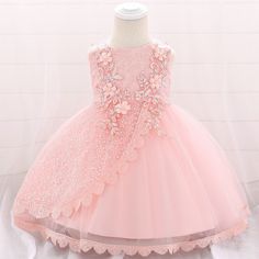 Princess Baby Girl Party Tutu Dress Pageant Wedding Birthday Gown Formal ZG9 Product  Product Name:  Girls Baby Dress For Children Infant Girls Party Dress Princess Material: Cotton Blend Color:Pink Format: 70-80-90 Feature:,Tulle,Lace Occasion: Wedding, Party, Birthday, Every Day. Size Chart Size Measure (1 cm = 0.394 inch, Tolerance: 2-4 cm) Length Chest Waist Middle aged Cm Cm Cm Cm 70 = 3-6 M 45 50 48 3 ~ 6 months 80 = 9-12 M 50 54 52 9 ~ 12 Month 90 = 18-24 M 55 56 54 18 ~ 24 Month / / / / Flower Party Dress, 1 Year Birthday, First Birthday Dresses, Flower Girl Dresses Tutu, Birthday Girl Dress, Wedding Flower Girl Dresses, Christening Dress, Gowns For Girls