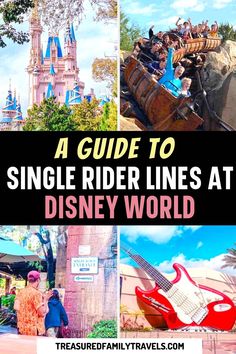 A Guide to Single Rider Lines at Disney World Disney World Essentials, Nature Destinations, Adventure Vacation, Usa Travel Guide, Vacation Usa