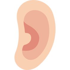 an image of the side view of a person's ear