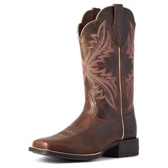 Ariat Women's Cowgirl Boots West Bound 11 Wide Square Toe 10038332 Ariat Womens Boots, Womens Cowgirl Boots, Southern Outfits, Festival 2022, Ariat Boots, Embroidered Boots, Western Women, Western Boots Women