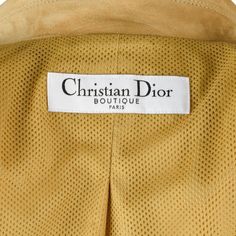 Christian Dior Jacket Shaped Divine Fringe Subtle Embroidery Detail 38 / 4 - mightychic Christian Dior Jacket, Fringe Embroidery, Soft Chamois, Dior Boutique, Dior Jacket, Suede Blazer, Suede Fringe, Silver Buttons, Beautiful Embroidery