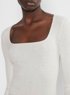 LUXE LOUNGE DEN LONGSLEEVE | Aritzia Aritzia Long Sleeve, Luxe Lounge, Fall Staples, Fall Denim, Ribbed Fabric, Christmas List, Denim Shirt, Crew Socks, Active Wear