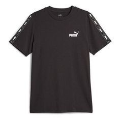 PUMA ESS TAPE CAMO T-Shirt 'Black' 675945-01 Puma Tshirt, Black Shirt, Camo, T Shirt, Black