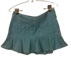 Aeropostale Size 5/6 Blue Mini Skirt Used But Never Worn Y2k Style Tiered Skirt For Summer, Y2k Blue Skirt With Pockets, Blue Y2k Skort For Spring, Blue Y2k Style Skort For Spring, Y2k Style Blue Skort For Spring, Y2k Short Skirt For Spring, Y2k Style Short Skirt For Spring, Blue Y2k Skort With Pockets, Y2k Blue Cotton Mini Skirt