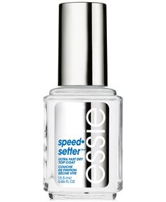 Zero to dry in less than a minute? All you need is the new Speed Setter Ultra Fast Dry Top Coat. Simple Nails Design, Essie Top Coat, Amazing Wedding Makeup, America Nails, Essie Polish, Beautiful Nail Polish, Wedding Makeup Tips, Essie Gel, Long Lasting Nails