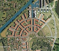 an aerial view of a city with lots of buildings