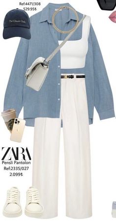 Elegant Everyday Outfits Summer, Humidity Outfit Summer, Pastel Formal Outfit, Outfit Comodo, Put Together Outfits, Off White Cardigan, Casual Outfits Ideas, Outfit Minimalist