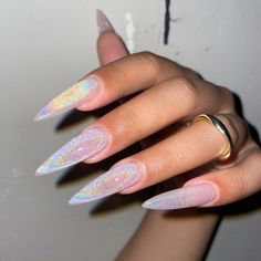 Classy Stilleto Nails, Crazy Nails Ideas, Cute Stiletto Nails Designs, Gel Nails Stiletto, Cute Stiletto Nails, Nails Long Almond, Stiletto Nail Designs, Long Fingers, Acrylic Nails Stiletto