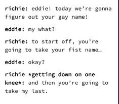 the text is written in black and white on a piece of paper that says, i'm going to take your first name