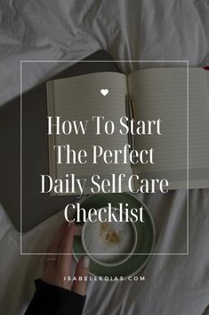 Daily Self Care, Checklist Template, Evening Routine, Love Language, Words Of Affirmation, Move Your Body