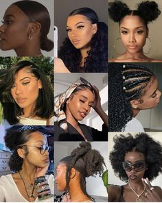 Natural Hair Fro Styles, Natural Curly Hair Festival Styles, Natural Quick Hairstyles For Black Women, Natural Hairstyles For Black Women Short, Aesthetic Hairstyle Ideas, 2023 Haircut Trends, Cute Curly Hair, Aesthetic Hairstyle, Quick Curly Hairstyles