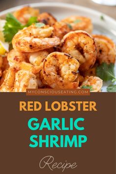 Garlic shrimp piled up Red Lobster Garlic Butter Sauce, Shrimp With Garlic Butter Sauce, Red Shrimp Recipes Argentina, Red Lobster Garlic Shrimp, Red Lobster Recipes, Red Lobster Shrimp, Lobster Dishes, Juicy Shrimp, Seafood Platter