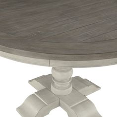 Vineyard Round Dining Table | Value City Furniture Dining Table French, Round Pedestal Dining, Dining Table Dimensions, Dinette Sets, Brushed Nickel Hardware, American Signature Furniture, Value City Furniture, The Vineyard, Cozy Farmhouse