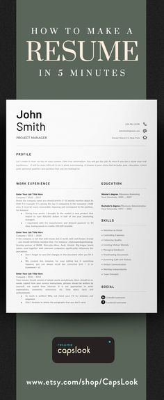 a professional resume is shown in this graphic style