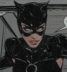 the catwoman from batman comics is talking to someone