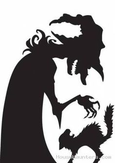 an image of a man with a demon on his head and a dog in the other hand