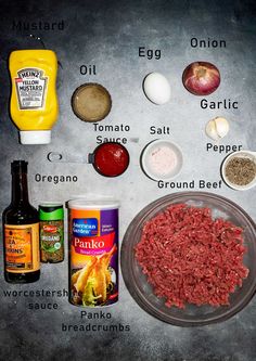 the ingredients to make this recipe include ground beef