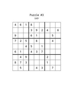 the puzzle is shown with numbers on it