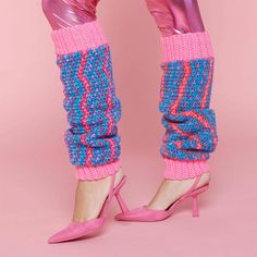 Sport that 80's vibe with these colorful crochet legwarmers. Crochet using Red Heart Super Saver yarn. Requires 4 or 6 balls depending on size. Use crochet hook size 7 (4.5 mm) and H-8 (5 mm). Skill level: Easy. Crochet Leg Warmers Pattern, Leg Warmers Knitting Pattern, Crochet Legwarmers, Knit Leg Warmers Pattern, Leg Warmers Crochet Pattern, Leg Warmers Pattern, Crochet Socks Pattern, Crochet Leg Warmers, Brioche Knitting