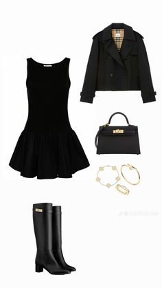 Contrast Outfit, Rich Clothes, Luxury Lifestyle Women, Causual Outfits, Elegantes Outfit, Fancy Outfits, Basic Outfits, Looks Style