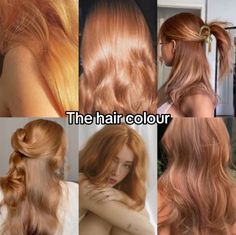 Gingerish Blonde Hair, Caramel And Pink Hair, Soft Ginger Hair Color, Ginger Carmel Hair, Blonde To Copper Hair Transformation, Ginger Light Hair, Carrot Ginger Hair, Cool Tone Ginger Hair, Muted Ginger Hair