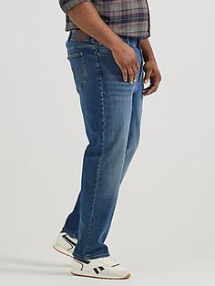 Big and tall jeans with maximum comfort, style, and quality. The Lee® Extreme Motion assortment offers a wide range of styles, sizes, and washes to make it easy for everyone to find just what they're looking for. If you're looking for a relaxed style that looks great and prioritizes a casual look designed for maximum comfort, this style is right for you.The big and tall Extreme Motion MVP jeans are made from performance stretch fabric that features thermal regulation, moisture-wicking, and stain-repelling properties. It's a style you can depend on for casual outfits that help you feel your best. Tall Jeans, Comfort Style, Big & Tall, Big And Tall, Relaxed Style, Jeans Style, Straight Jeans, Moisture Wicking, Casual Looks