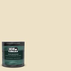 the behr paint is light green with white trim