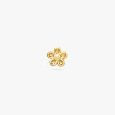 This is a small gold daisy stud color:null|gold Gold Daisy Earrings With Flower Charm, Daisy Studs, Cleaning Clothes, Fashion Earrings, Daisy, Stud Earrings, Silver, Gold