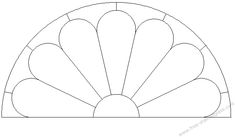 a drawing of a shell in the shape of a circle