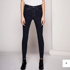 - Nwt, No Visible Flaws - Stretch / 81% Cotton 17% Polyester 2% Elastane - Skinniest Jeans Get Kicked Up A Notch With A High-Waist Silhouette And A Raw Resin Denim. - Featuring 5-Pocket Styling And Just A Hint Of Stretch - They’re A No-Fail Option Thanks To That Darker Wash. 16 / 276 Draft E Abercrombie Ultra High Rise Slim Straight, Waxed Jeans, Jean Color, Raw Hem Jeans, Striped Jeans, Light Wash Jeans, Dark Wash Jeans, High Rise Jeans, Slim Jeans