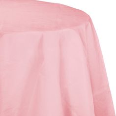 Classic Pink Tablecover, Octy Round 82 Polylined Tissue by Creative Converting Preppy Table, Paper Tablecloth, Paper Table, Vinyl Tablecloth, Pink Round, Round Table Covers, Table Cloths, Pink Plastic, Tableware Collection