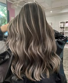 Blonde Balayage On Black Hair – Hair Styles Brown Hair Looks Hair Color - davidreed.co Hair Styles Brown Hair, Ash Blonde Highlights On Dark Hair, Hair Blond