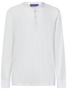 91% Cotton, 9% Silk White Long Sleeve Ralph Lauren Shirt, White Long Sleeve Ralph Lauren Tops, Classic Ralph Lauren Long Sleeve Tops, Classic White Ralph Lauren Shirt, Classic White Ralph Lauren Polo Shirt, Ralph Lauren Relaxed Fit Long Sleeve Tops, Ralph Lauren Long Sleeve Spring Tops, Ralph Lauren Long Sleeve Tops For Spring, Ralph Lauren Relaxed Fit Crew Neck Top