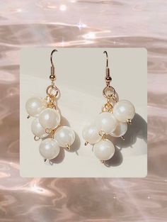 🫧Pearl Clusters are here🫧 These statement earrings are ready to grace your fall parties with FIVE pearls on each ear. That's a total of TEN pearls in all! Available in Gold and Silver options. Can you handle the opulence?? Pearl Beaded Drop Earrings With Pearl Charm, Pearl White Beaded Earrings With Pearl Drop For Party, Pearl White Beaded Earrings For Party, Party Pearl Earrings With Beaded Detail, Beaded Pearl Drop Earrings, Pearl Beaded Earrings For Party, Beaded Pearl Earrings For Party, Party Beaded Pearl White Earrings, Party Pearl Earrings With Pearl Charm