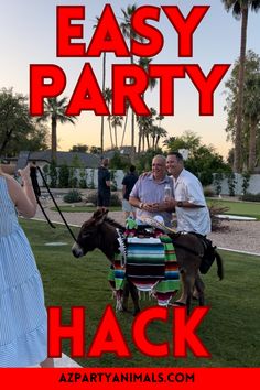 Beverage Beer burro party entertainment for kids adults teens families at Omni Scottsdale Spa and Resort in Paradise Valley Arizona for Cinco de Mayo Birthday Fun Ideas, Favorite Things Party