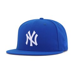 New Era Cap 59Fifty fitted hat for the New York Yankees in blue colorway. This super-simple Yankees fitted features Blue Azure color, which is a perfect match for almost any blue sneaker. A tad lighter than Light Royal Blue, this Blue Azure is the shade of blue that everybody goes nuts for. Hat Material: 100% PolyesterCrown: Blue AzureVisor: Blue AzureButton: Blue AzureUndervisor: GreyFront Logo: Snow WhiteNew Era Flag: SapphireRear Logo: Snow White/Blue Ink/Sapphire Light Royal Blue, Azure Color, Yankee Fitted, San Diego Chargers, Kansas City Royals, New Era Cap, New Era 59fifty, Oakland Athletics, Blue Sneakers