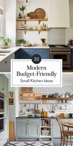 modern budget - friendly small kitchen ideas that are easy to do in less than 20 minutes